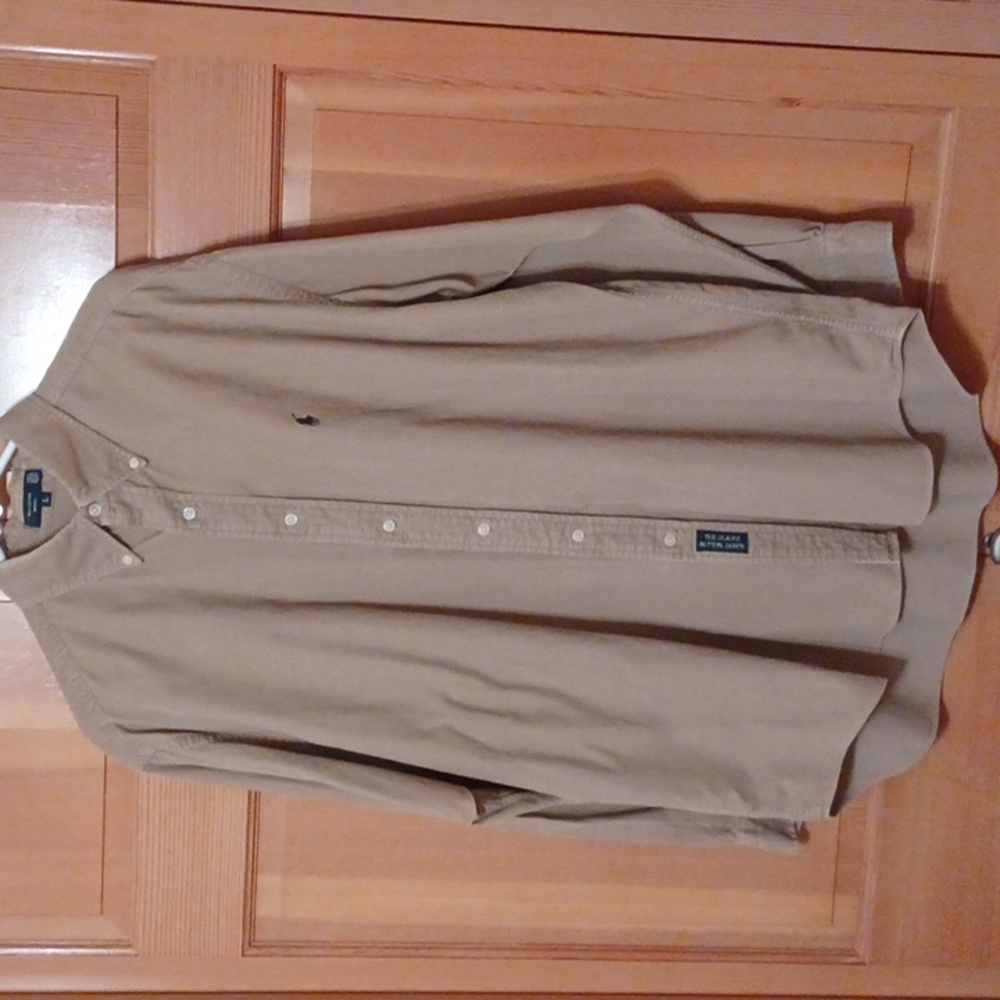 Mens Ralph Lauren corduroy button down shirt